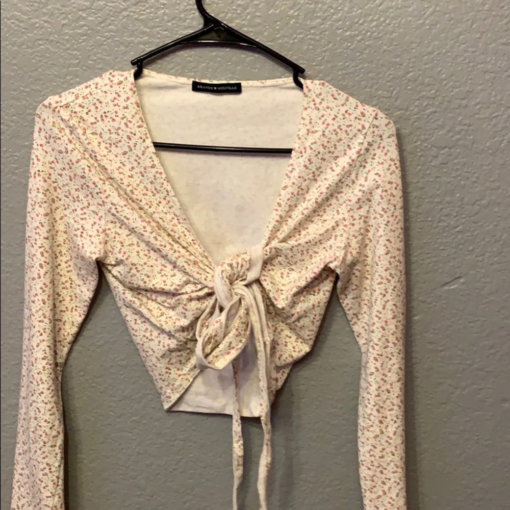 Brandy wrap top